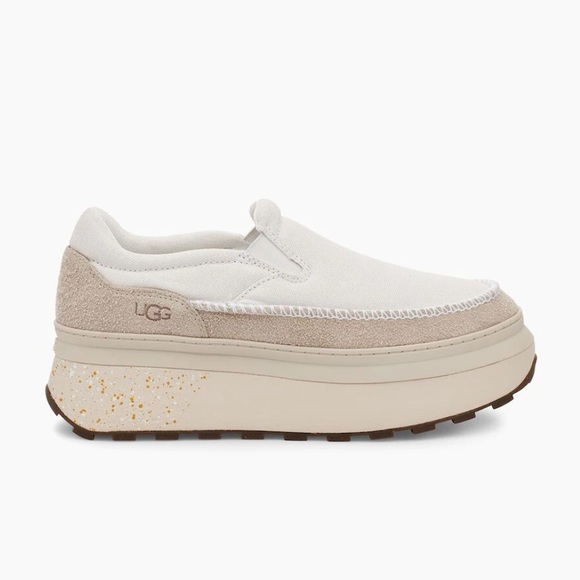 UGG Women’s Marin Slip On Platform Canvas Sneakers - Picture 7 of 7